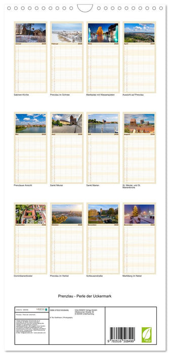 Prenzlau - Perle der Uckermark (CALVENDO Familienplaner 2026)