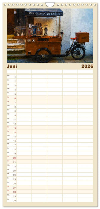 Kaffeesatz - Kunst und Tradition (CALVENDO Familienplaner 2026)