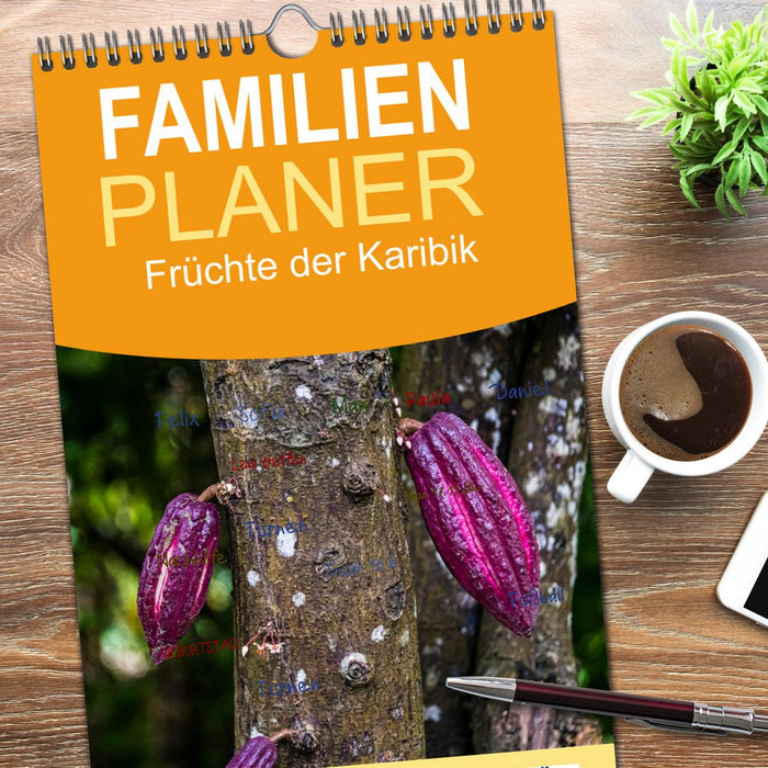 Früchte der Karibik (CALVENDO Familienplaner 2026)