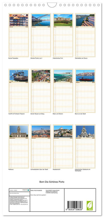 Bom Dia Schönes Porto (CALVENDO Familienplaner 2026)