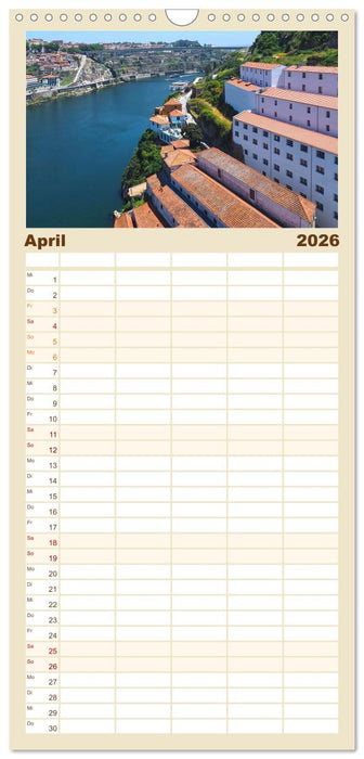 Bom Dia Schönes Porto (CALVENDO Familienplaner 2026)