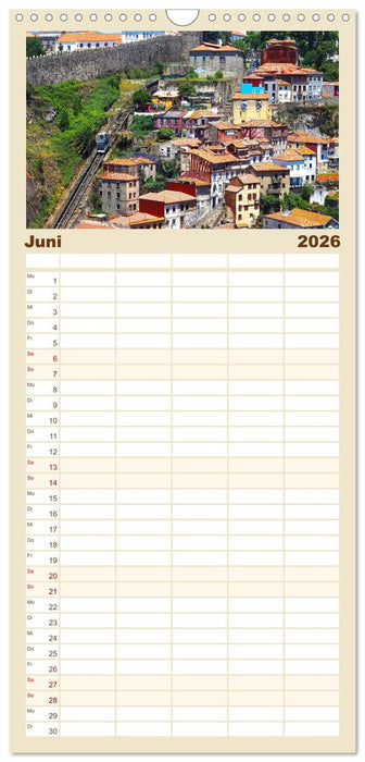 Bom Dia Schönes Porto (CALVENDO Familienplaner 2026)