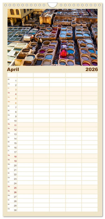 Fès - Marokko wie im Mittelalter (CALVENDO Familienplaner 2026)