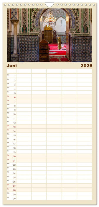 Fès - Marokko wie im Mittelalter (CALVENDO Familienplaner 2026)