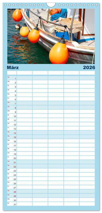 Mein Reisetraum Griechenland (CALVENDO Familienplaner 2026)