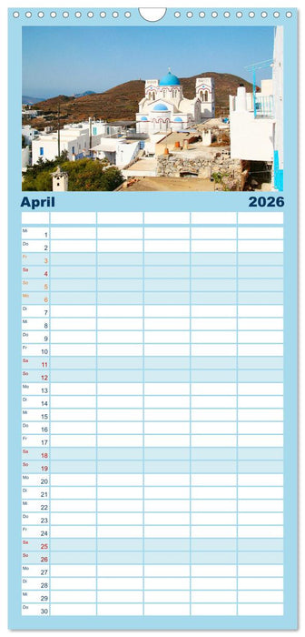 Mein Reisetraum Griechenland (CALVENDO Familienplaner 2026)