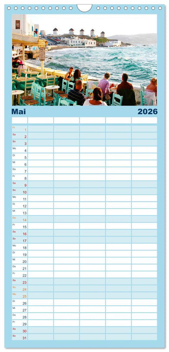 Mein Reisetraum Griechenland (CALVENDO Familienplaner 2026)