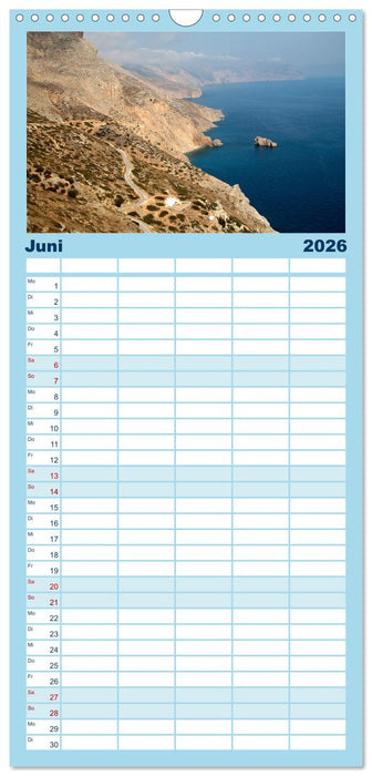 Mein Reisetraum Griechenland (CALVENDO Familienplaner 2026)