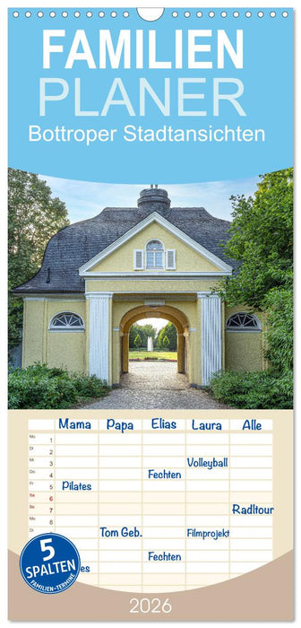Bottroper Stadtansichten (CALVENDO Familienplaner 2026)