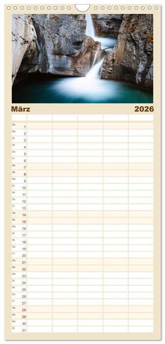 Kanada - Abenteuer in den Nationalparks (CALVENDO Familienplaner 2026)