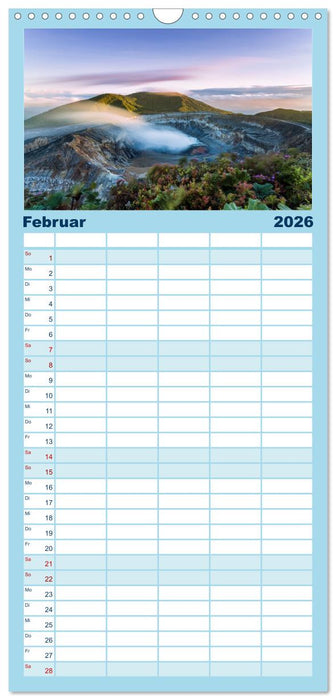 Unglaubliche Natur - Landschaften aus unserer wunderbaren Welt (CALVENDO Familienplaner 2026)