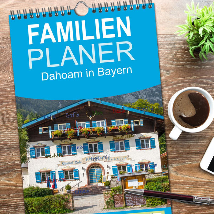 Dahoam in Bayern (CALVENDO Familienplaner 2026)