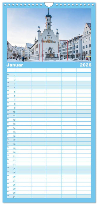 Dahoam in Bayern (CALVENDO Familienplaner 2026)