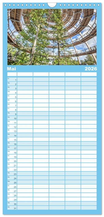 Dahoam in Bayern (CALVENDO Familienplaner 2026)