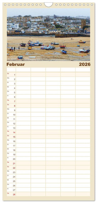 Cornwall - Einzigartig (CALVENDO Familienplaner 2026)