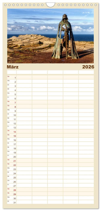 Cornwall - Einzigartig (CALVENDO Familienplaner 2026)