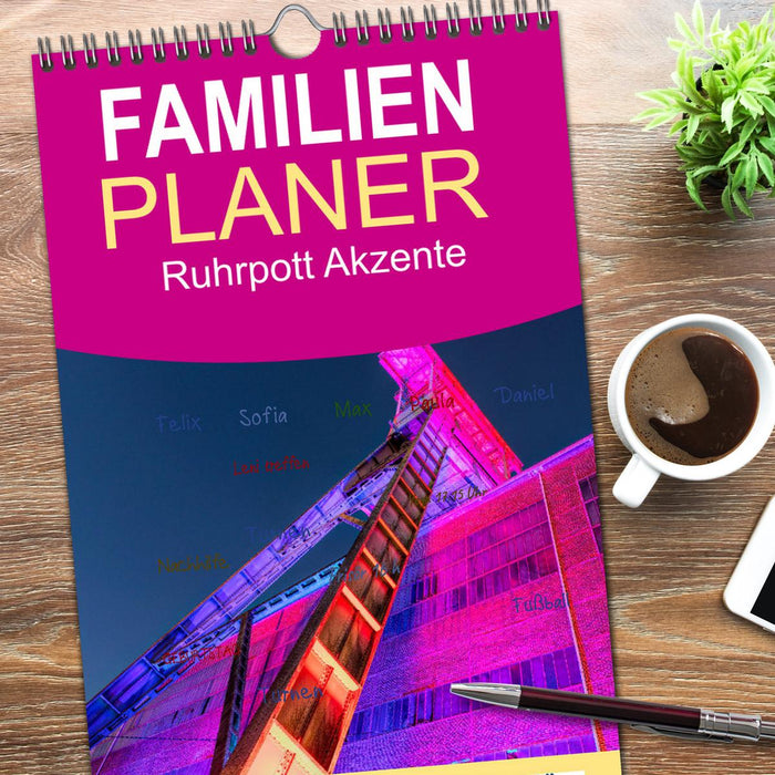 Ruhrpott Akzente (CALVENDO Familienplaner 2026)