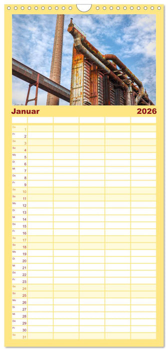 Ruhrpott Akzente (CALVENDO Familienplaner 2026)