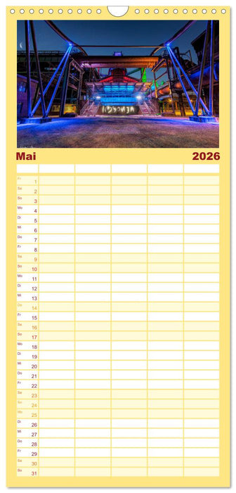 Ruhrpott Akzente (CALVENDO Familienplaner 2026)