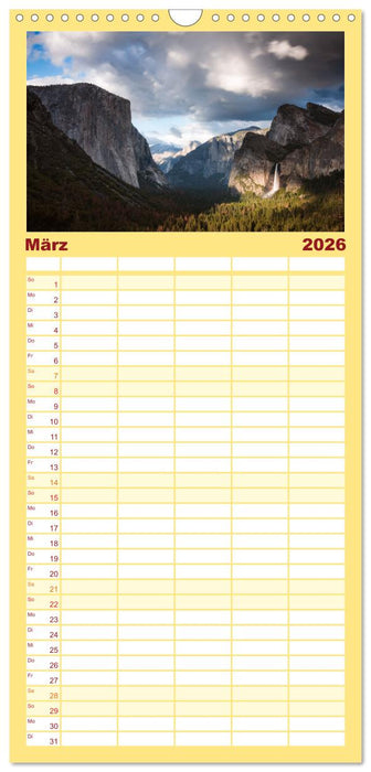 USA Südwesten - Atemberaubende Aussichten (CALVENDO Familienplaner 2026)