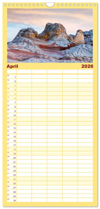 USA Südwesten - Atemberaubende Aussichten (CALVENDO Familienplaner 2026)
