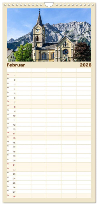Das wunderbare Ramsau am Fuße des Dachsteins (CALVENDO Familienplaner 2026)