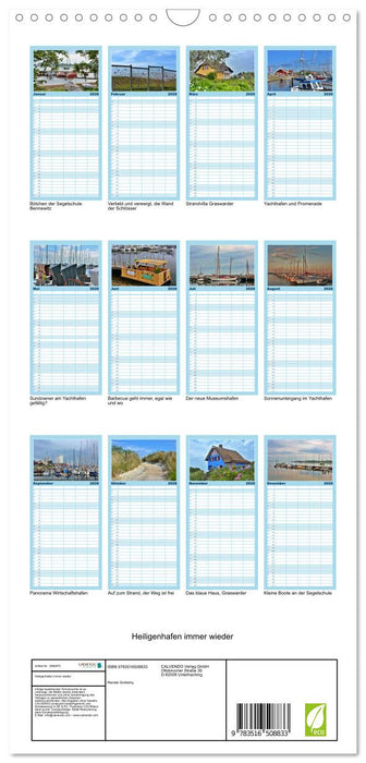 Heiligenhafen immer wieder (CALVENDO Familienplaner 2026)