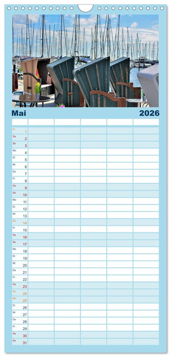 Heiligenhafen immer wieder (CALVENDO Familienplaner 2026)