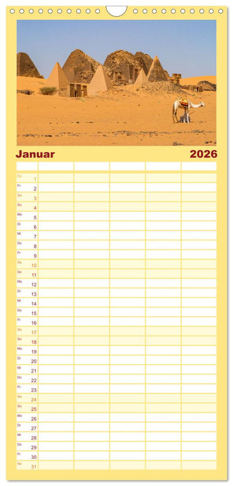 Das Erbe der Pharaonen (CALVENDO Familienplaner 2026)
