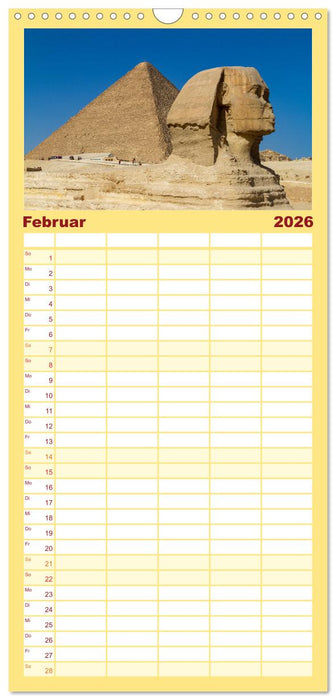 Das Erbe der Pharaonen (CALVENDO Familienplaner 2026)