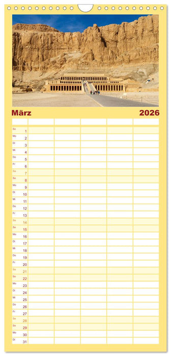 Das Erbe der Pharaonen (CALVENDO Familienplaner 2026)