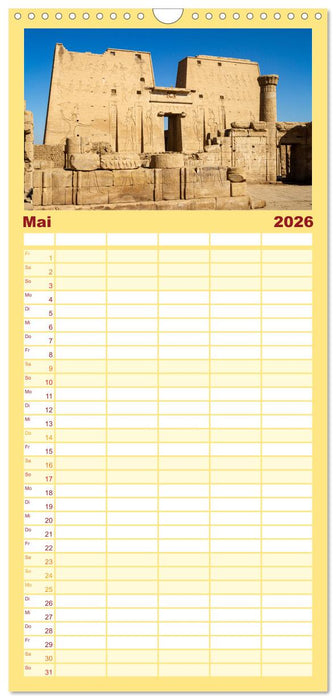 Das Erbe der Pharaonen (CALVENDO Familienplaner 2026)