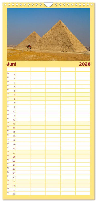 Das Erbe der Pharaonen (CALVENDO Familienplaner 2026)