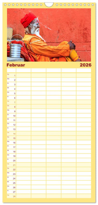 Faszination Indien (CALVENDO Familienplaner 2026)