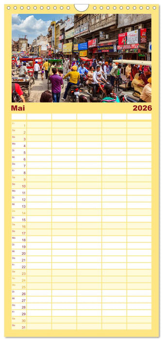 Faszination Indien (CALVENDO Familienplaner 2026)