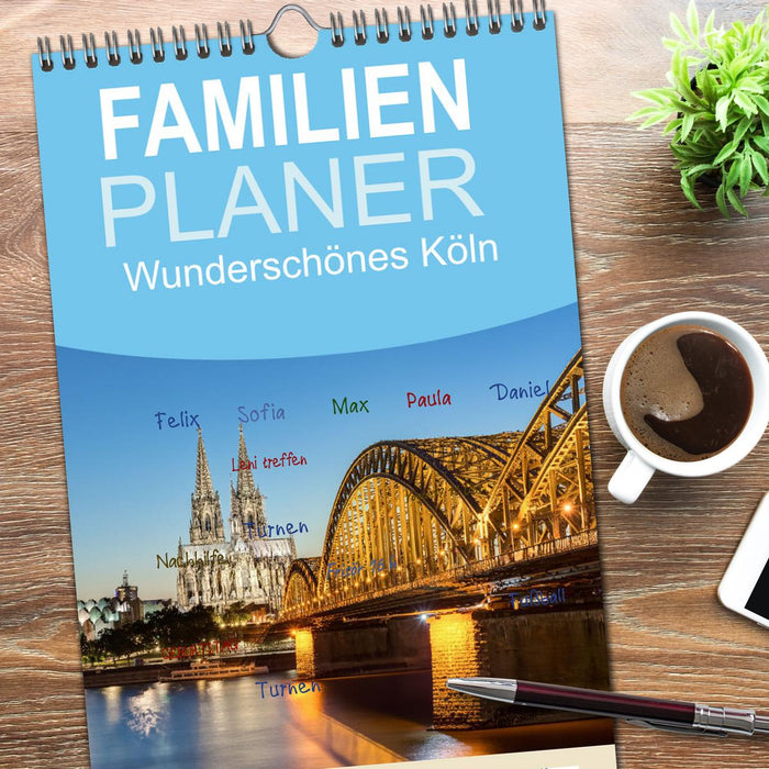 Wunderschönes Köln (CALVENDO Familienplaner 2026)