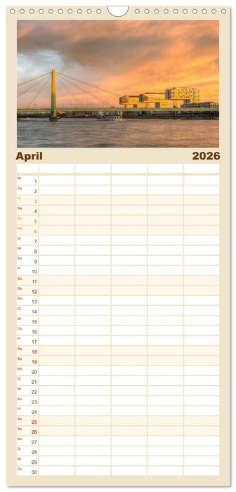 Wunderschönes Köln (CALVENDO Familienplaner 2026)