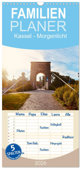 Kassel - Morgenlicht (CALVENDO Familienplaner 2026)