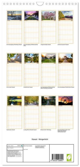 Kassel - Morgenlicht (CALVENDO Familienplaner 2026)