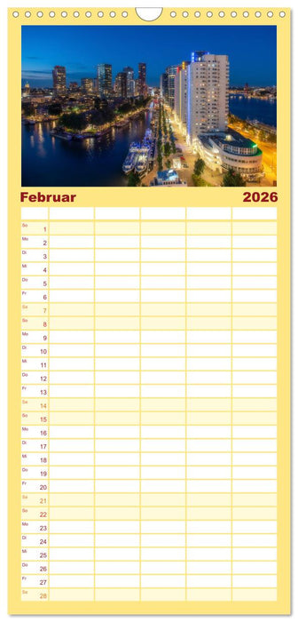 Rotterdam - Die heimliche Hauptstadt der Niederlande (CALVENDO Familienplaner 2026)
