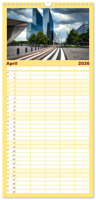 Rotterdam - Die heimliche Hauptstadt der Niederlande (CALVENDO Familienplaner 2026)