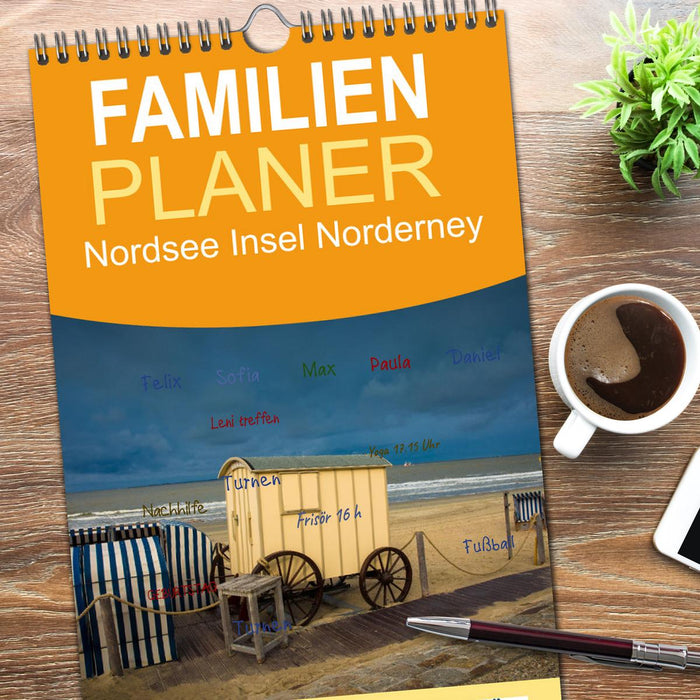 Nordsee Insel Norderney (CALVENDO Familienplaner 2026)