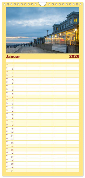 Nordsee Insel Norderney (CALVENDO Familienplaner 2026)