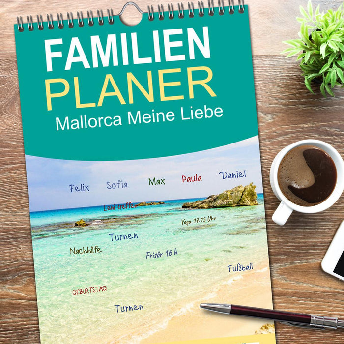 Mallorca Meine Liebe (CALVENDO Familienplaner 2026)
