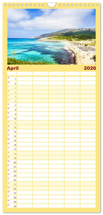 Mallorca Meine Liebe (CALVENDO Familienplaner 2026)