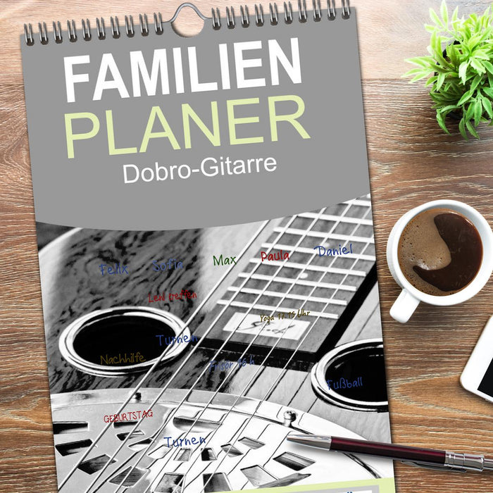 Dobro-Gitarre (CALVENDO Familienplaner 2026)
