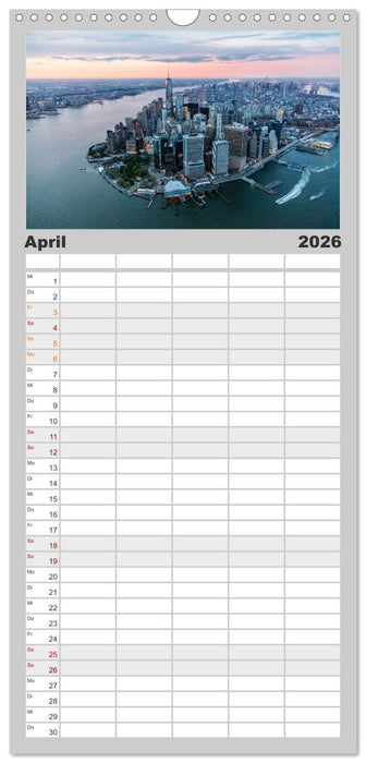 Weltstädte - Iconic world cities (CALVENDO Familienplaner 2026)