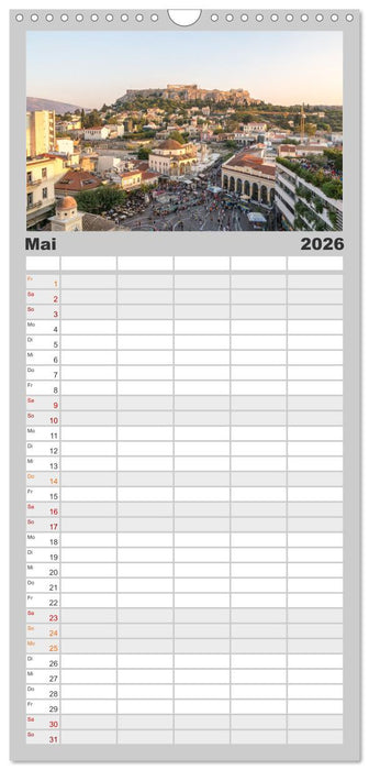 Weltstädte - Iconic world cities (CALVENDO Familienplaner 2026)