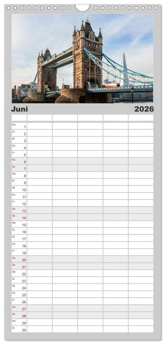 Weltstädte - Iconic world cities (CALVENDO Familienplaner 2026)