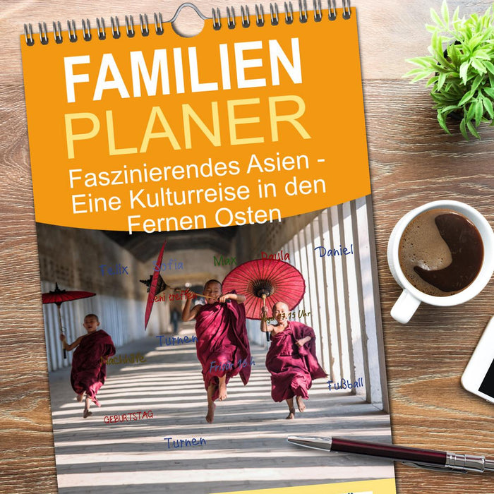 Faszinierendes Asien - Eine Kulturreise in den Fernen Osten (CALVENDO Familienplaner 2026)
